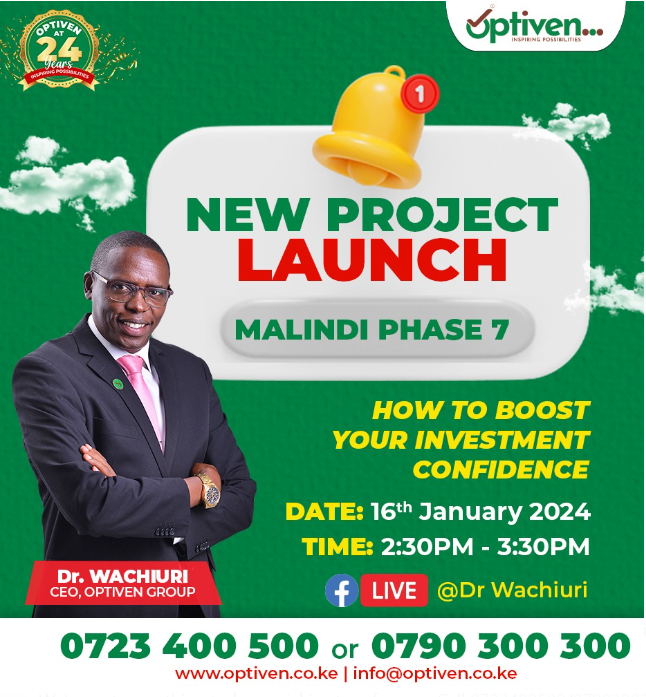 Optiven Launches Malindi Phase 7 for Smart Real Estate Investors